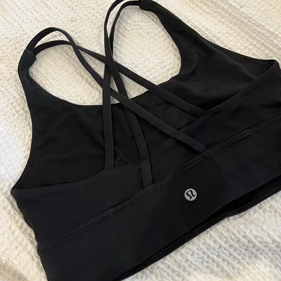 Lululemon - Energy Longline Bra - size 8 black - Picture 5 of 7